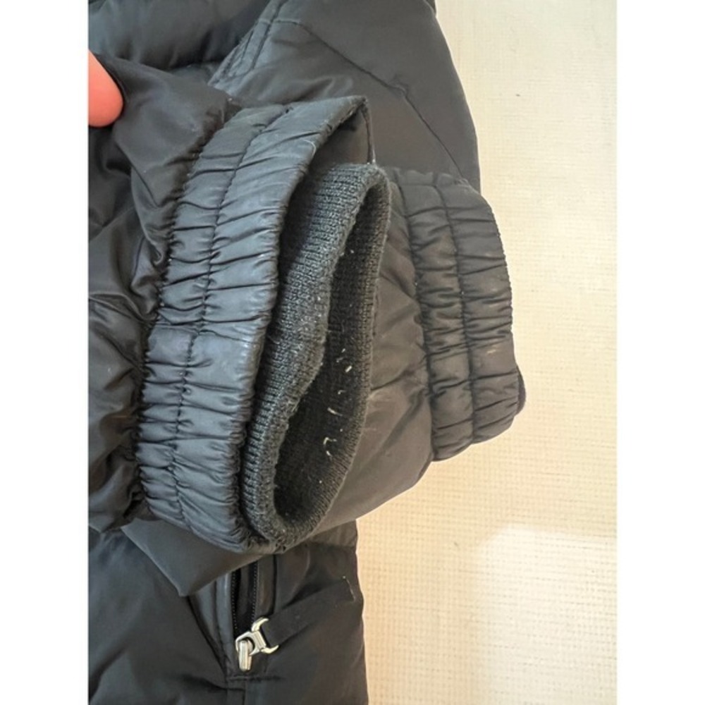 Bogner Fire + Ice Puffer Jacket Women US 8 Black Fur Trim Hood Down Fill - Picture 4 of 16